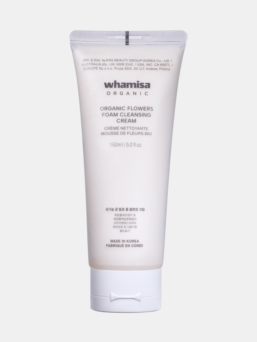 ORGANIC FLOWERS FOAM CLEANSING CREAM 150ml / 5.0 fl. oz