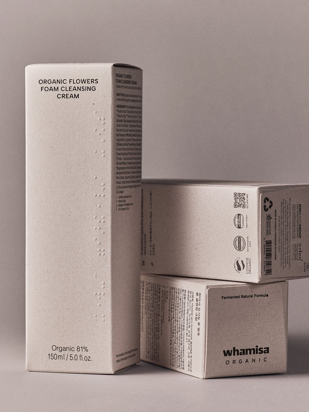 ORGANIC FLOWERS FOAM CLEANSING CREAM 150ml / 5.0 fl. oz