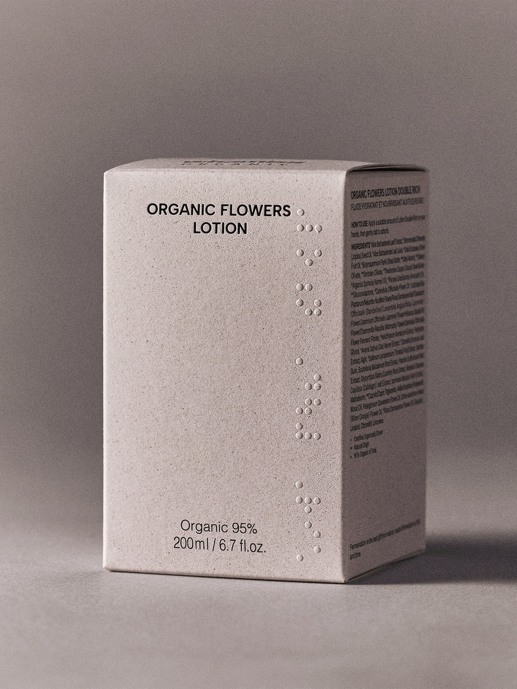 ORGANIC FLOWER LOTION 200ml / 6.7 fl. oz.