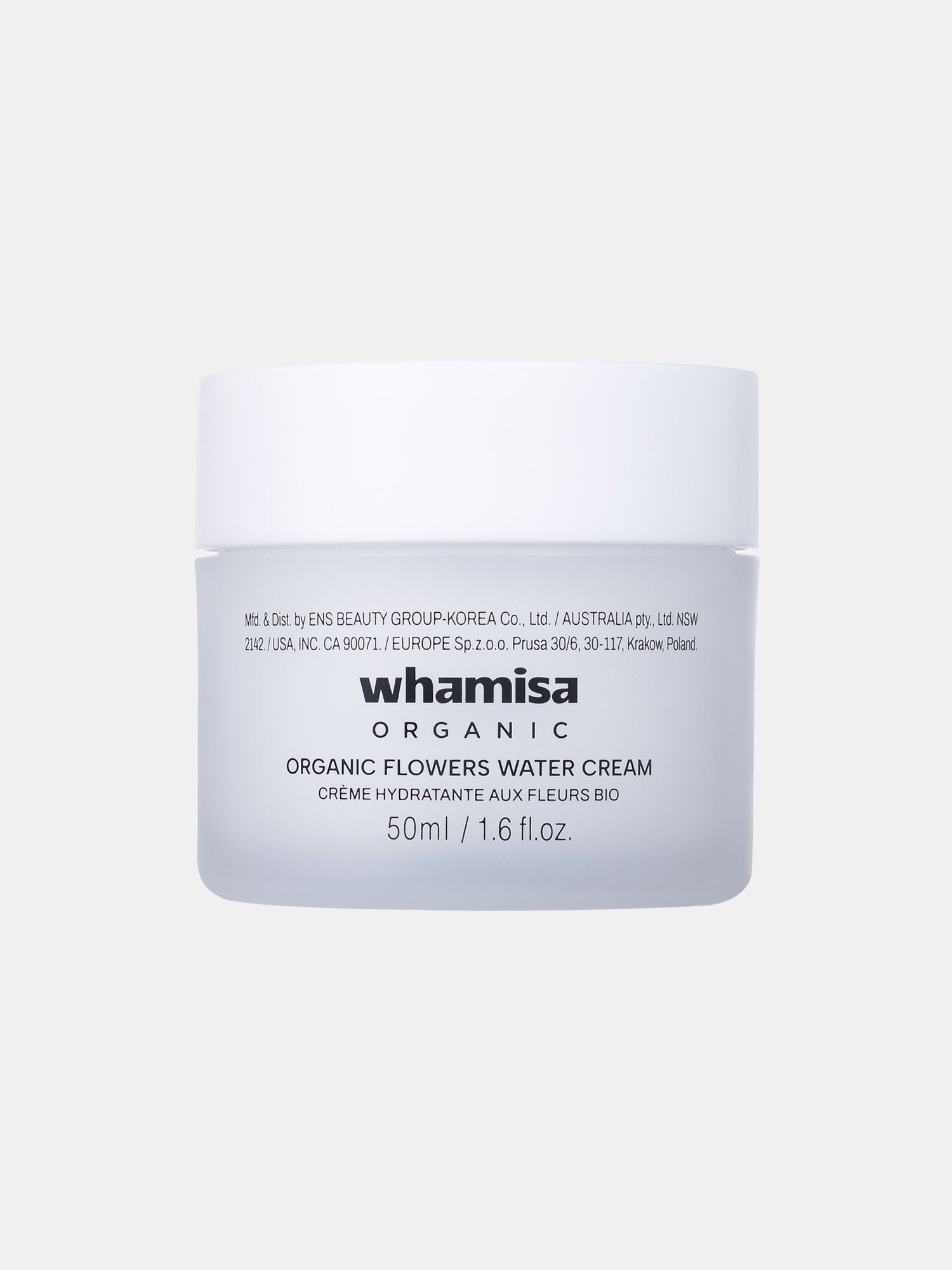 ORGANIC FLOWERS WATER CREAM 50ml / 1.6 fl. oz.