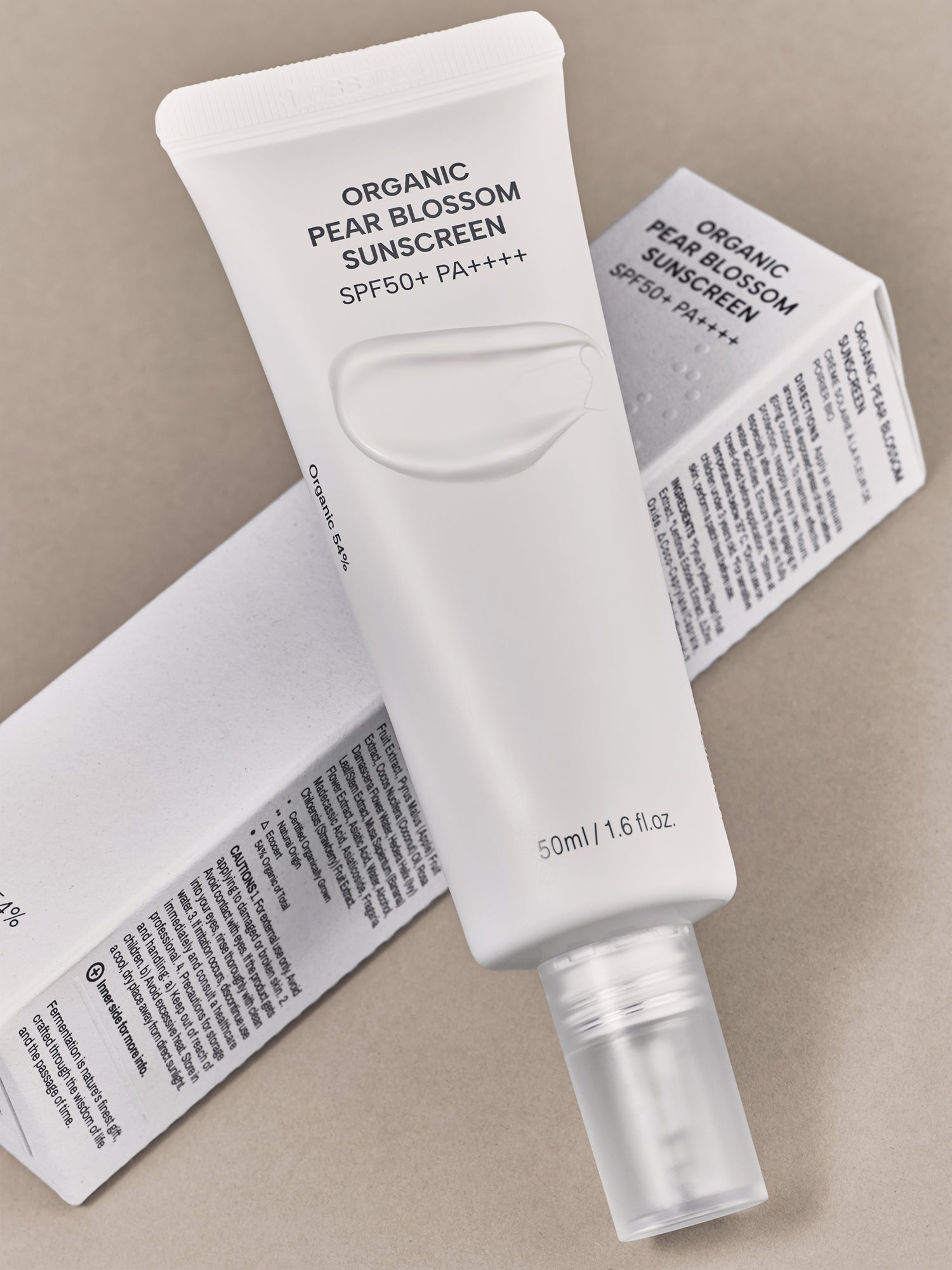 ORGANIC PEAR BLOSSOM SUNSCREEN 50ml / 1.6 fl. oz.