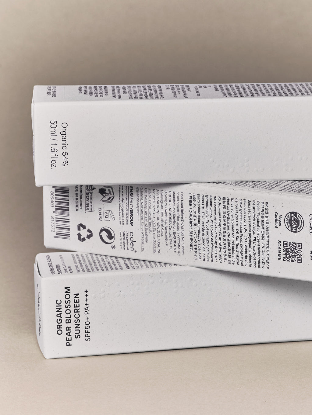 ORGANIC PEAR BLOSSOM SUNSCREEN 50ml / 1.6 fl. oz.