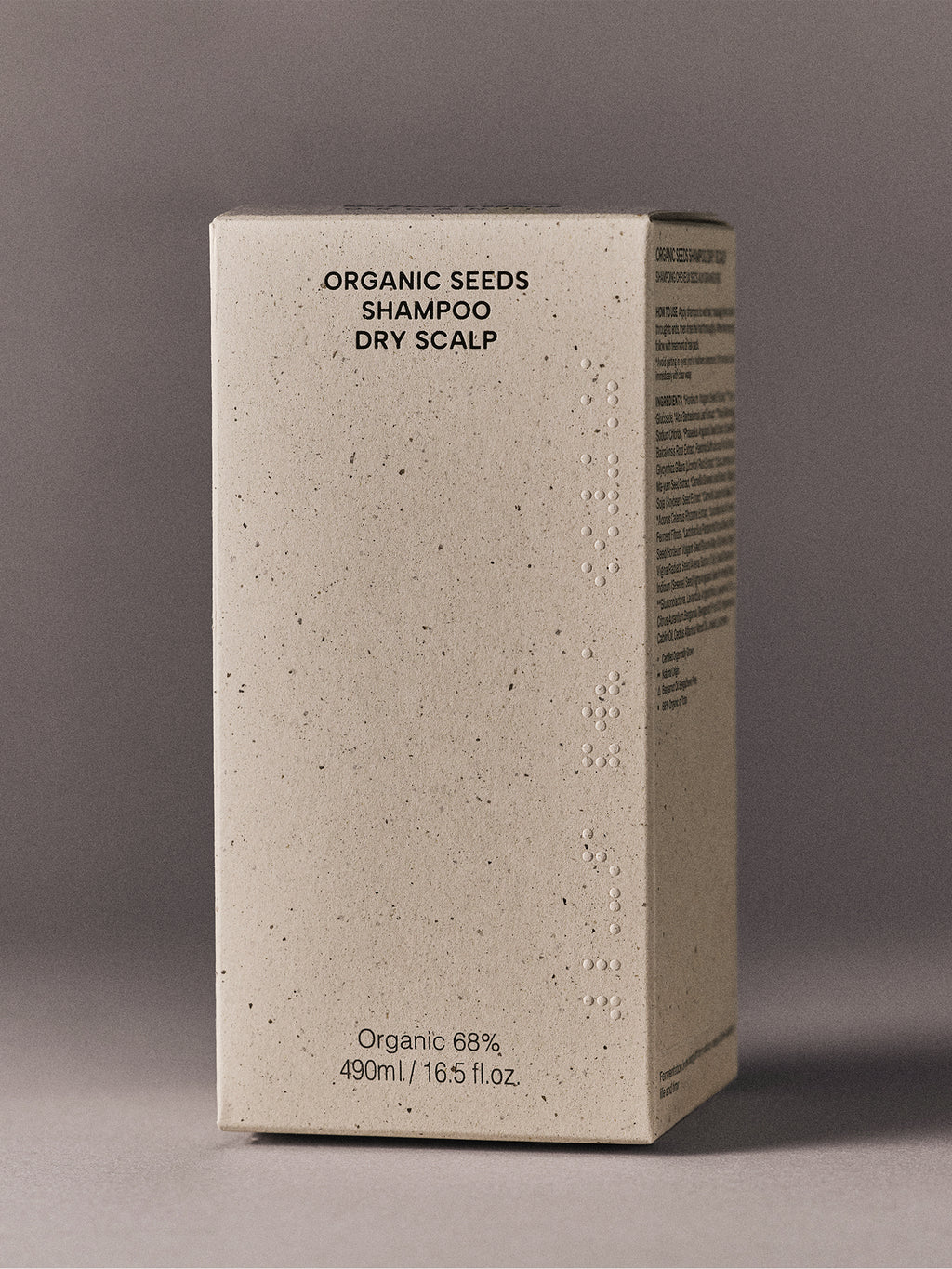 ORGANIC SEEDS SHAMPOO FOR DRY SCALP 490ml/ 16.5 fl. oz.